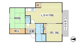 ゼクステット元禄橋の物件間取画像